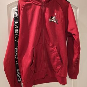 Jordan Red and Black Logo Tag